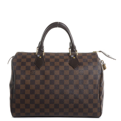 Louis Vuitton Damier Ebene Speedy 30 1 of 7