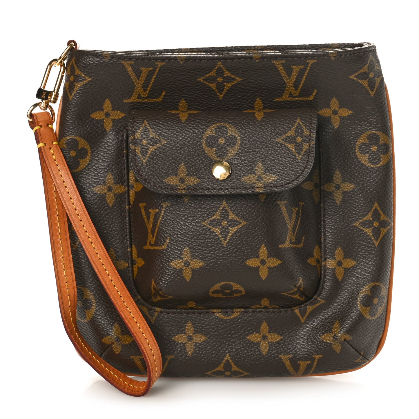 Monogram Partition Wristlet