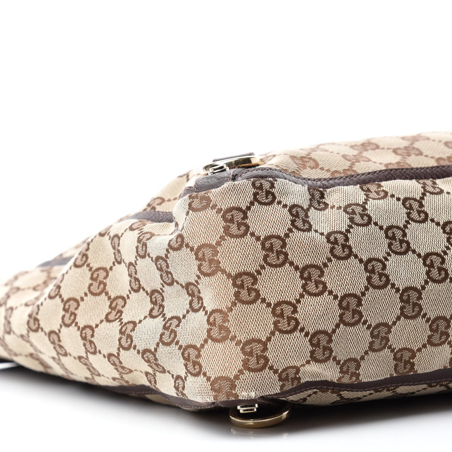 Monogram Large Abbey Tote Dark Brown
