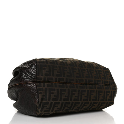 Fendi Zucca Nappa Nuvolata Vitello Tortuga Spy Tobacco Moro 4 of 17
