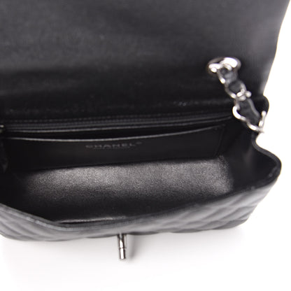 Chanel Iridescent Caviar Quilted Mini Rectangular Flap Black 5 of 11