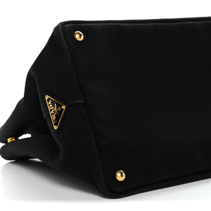 Prada Canapa Logo Tote Black 9 of 11