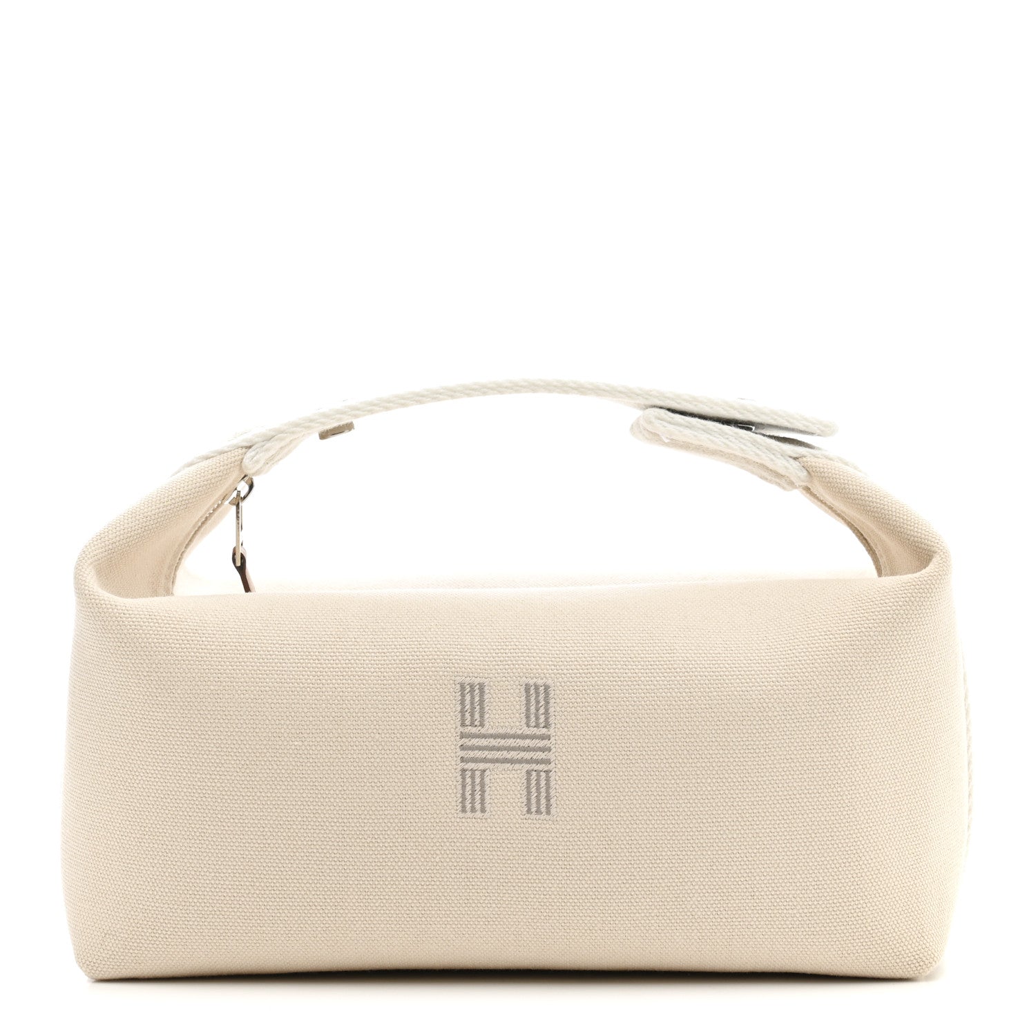 Hermes Canvas Small Bride-A-Brac Pouch Natural 1 of 8