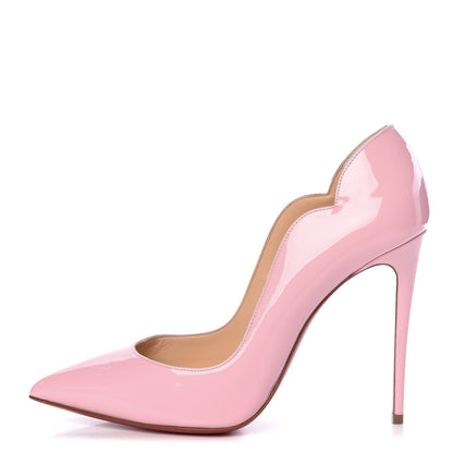 Christian Louboutin Patent Hot Chick 100 Pumps 39.5 Eglantine 1 of 8