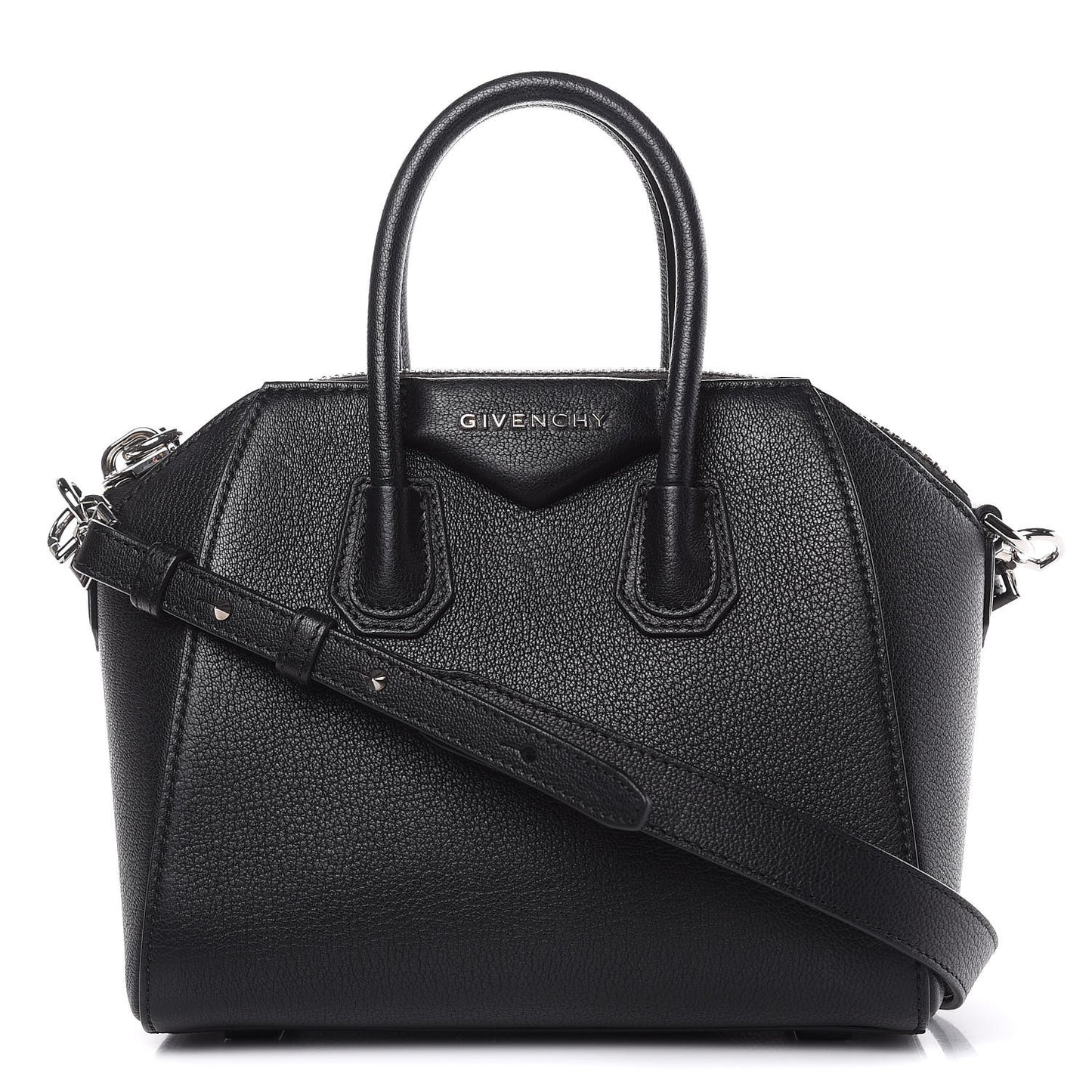 Sugar Goatskin Mini Antigona Black