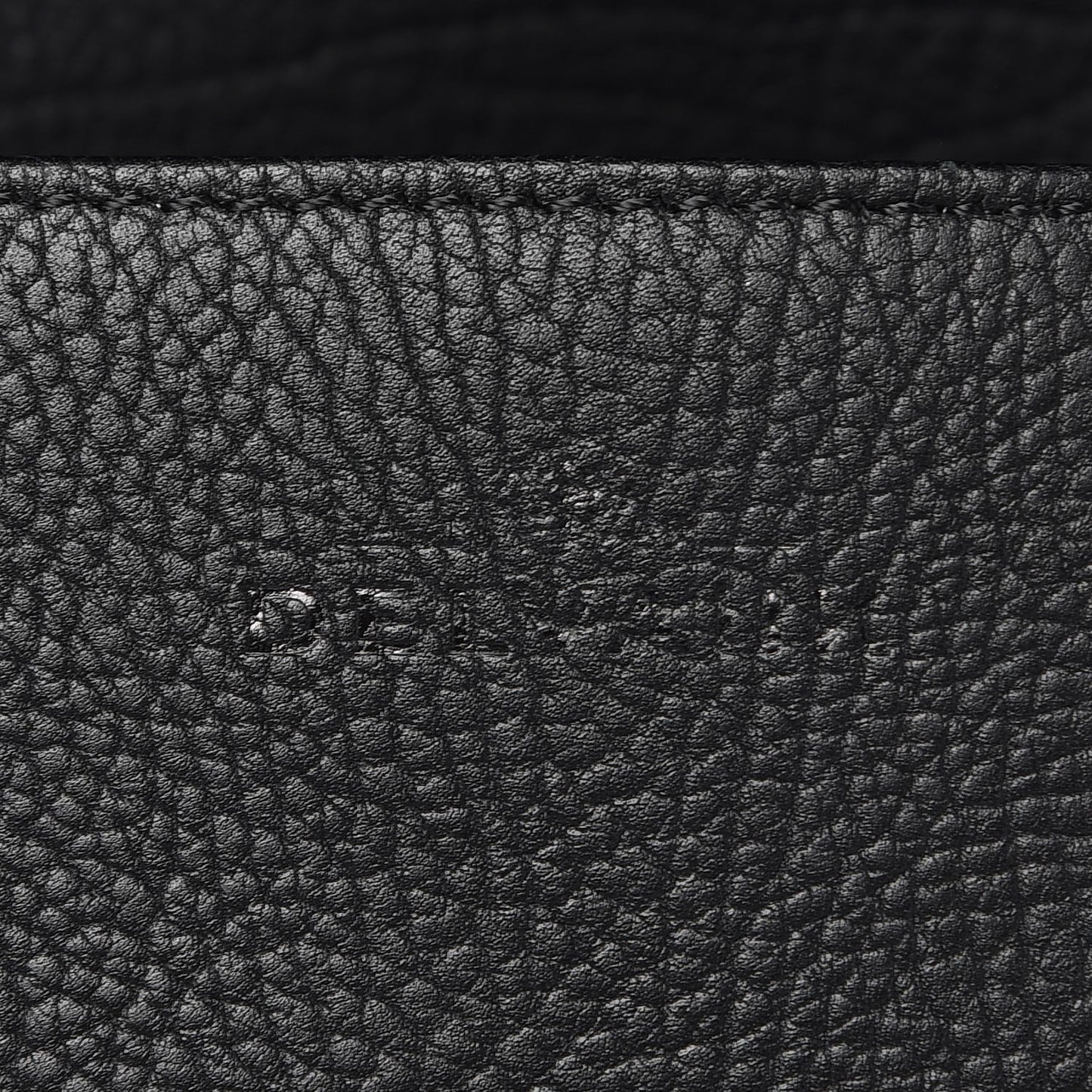 Grained Calfskin GM Tempete Satchel Black