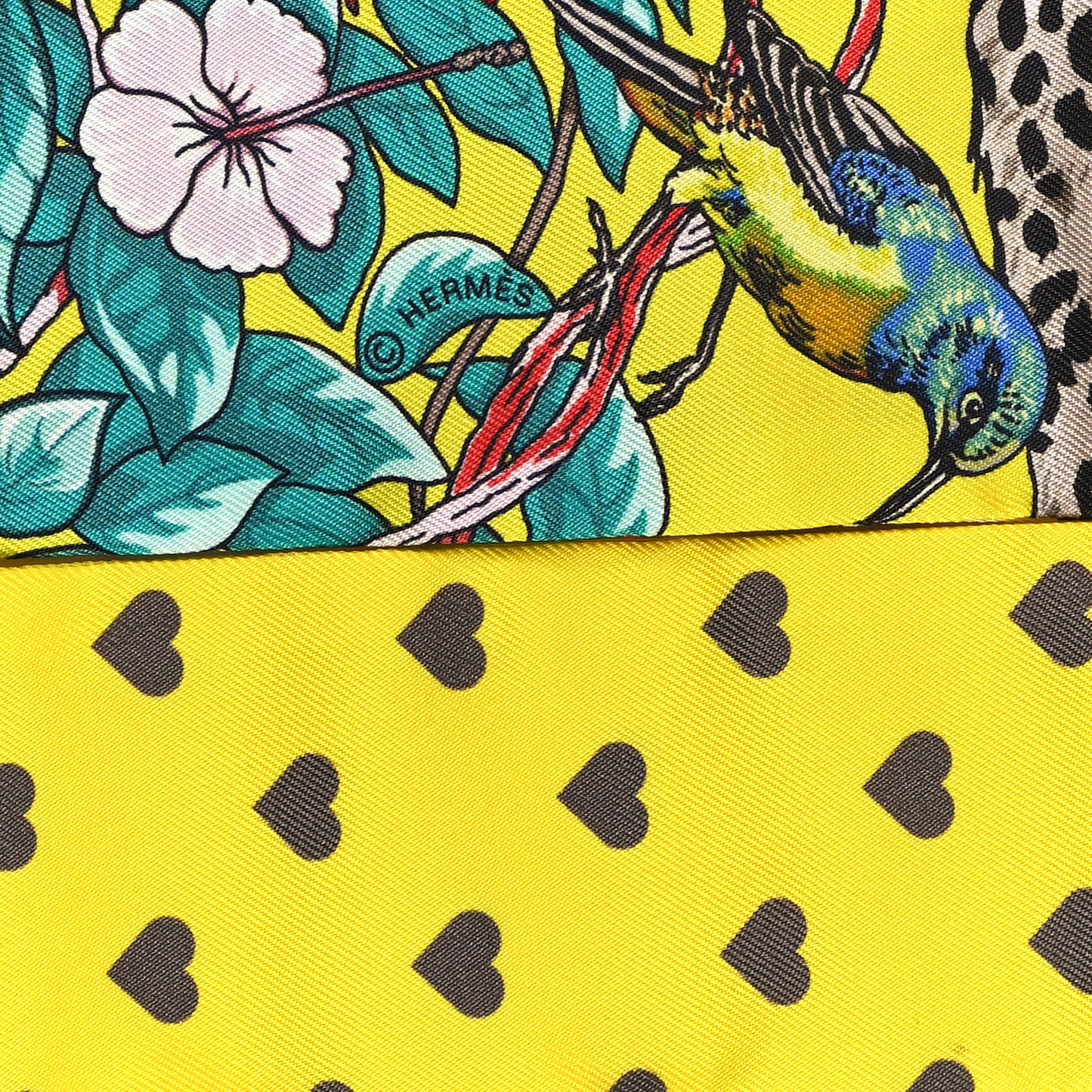 Silk Jungle Love Love Twilly Jaune Vif Canard