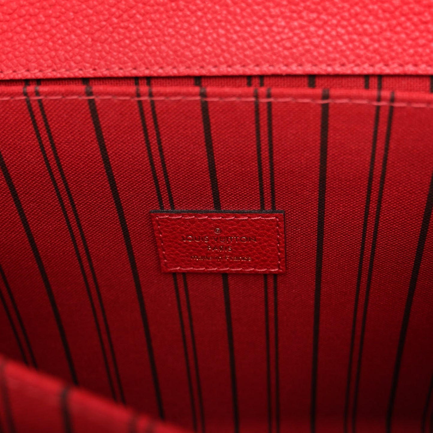 LOUIS VUITTON Empreinte Pochette Metis Scarlet