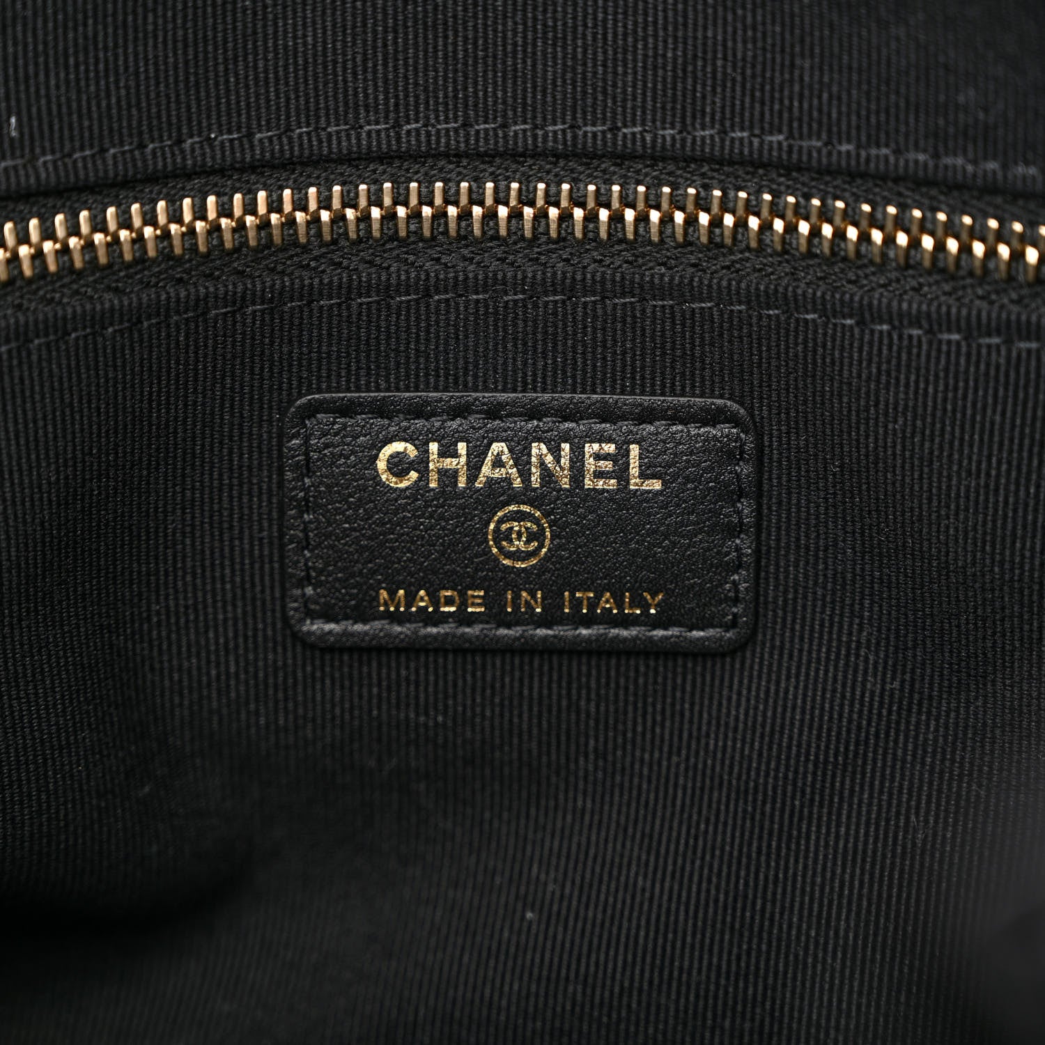 Chanel Nylon Grosgrain Large Lifestyle Pouch With Foldable Tote Black 10 of 14