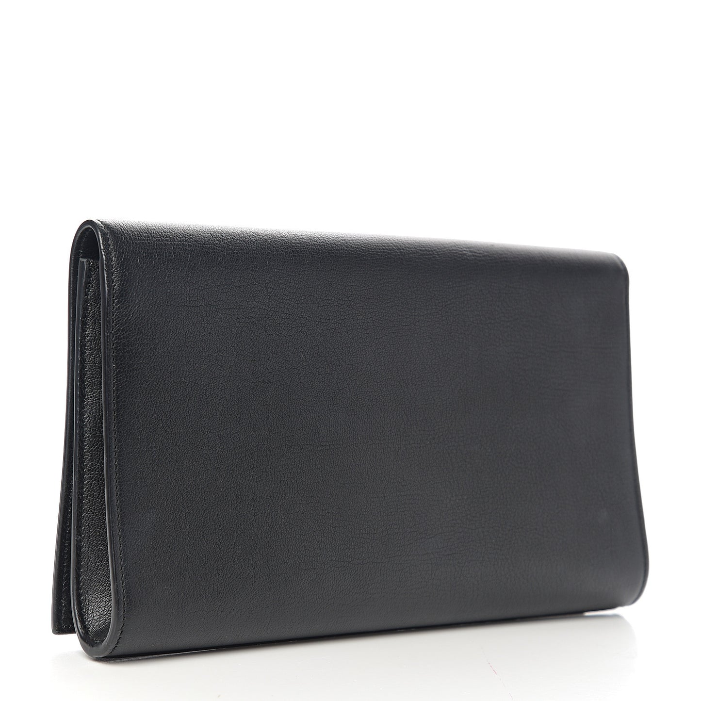 Calfskin Monogram Large Belle De Jour Clutch Black