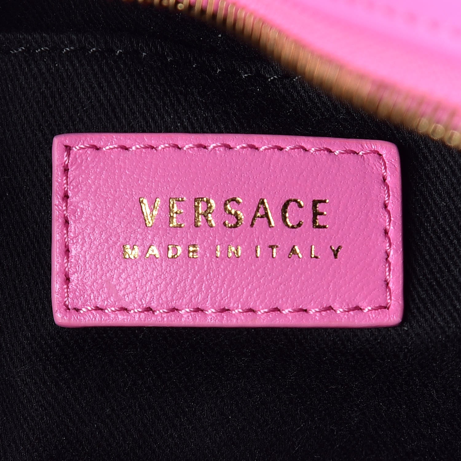 Versace Nappa Quilted Icon Bowler Pink 8 of 9