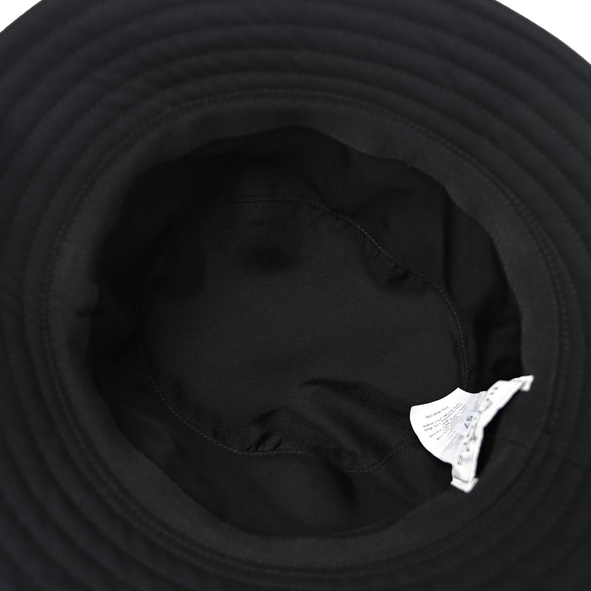 Hermes Cotton Harper H Sellier Bucket Hat 57 Black 7 of 8