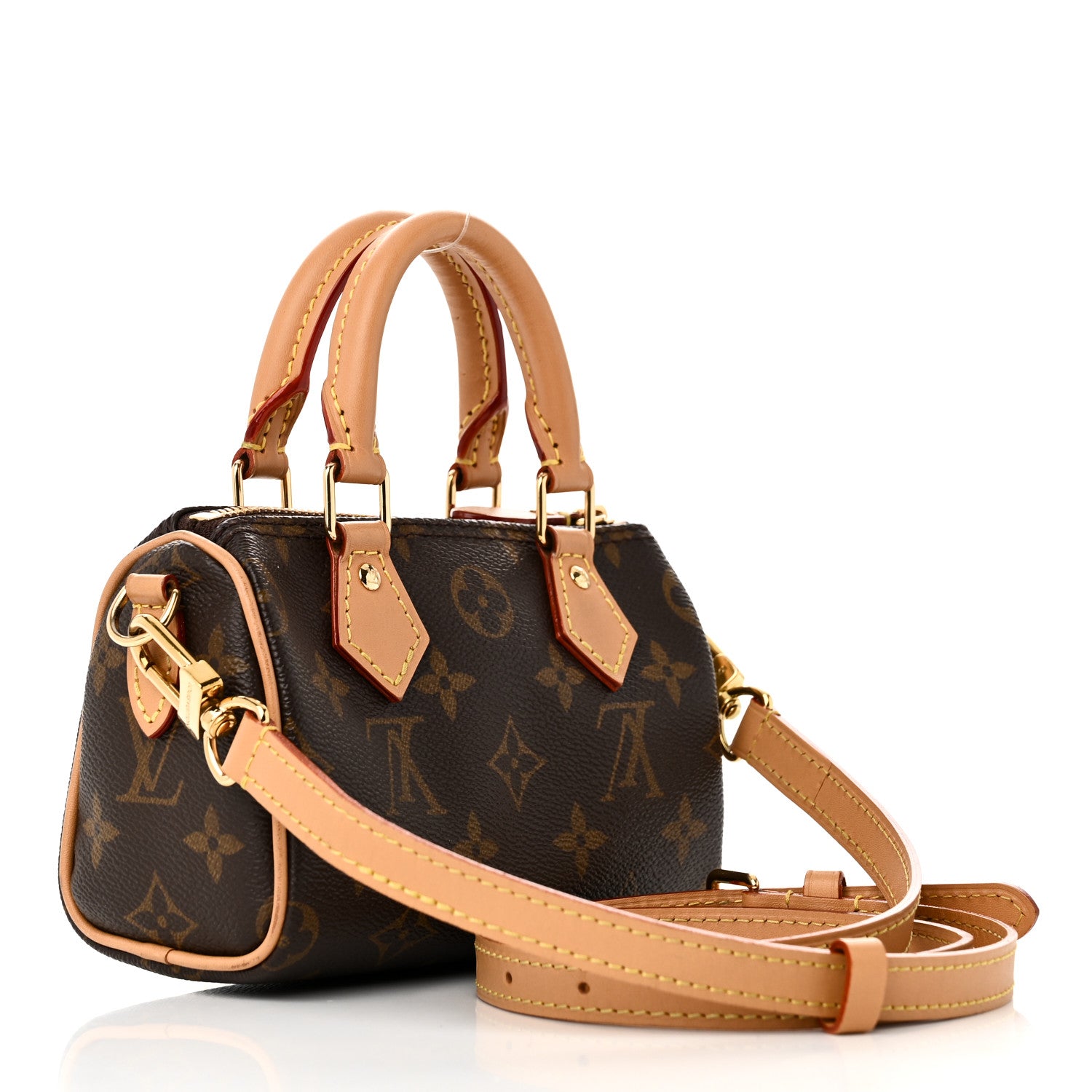 Louis Vuitton Monogram Nano Speedy Bandouliere 3 of 10