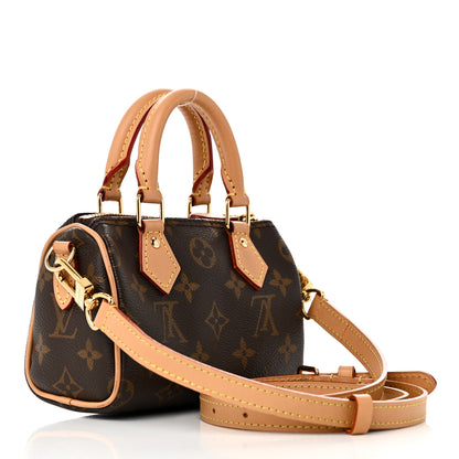 Louis Vuitton Monogram Nano Speedy Bandouliere 3 of 10