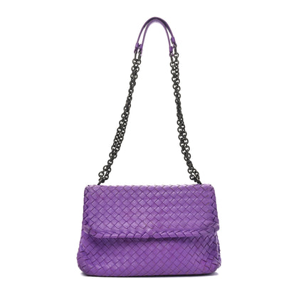 Bottega Veneta Madras Goatskin Intrecciato Small Shoulder Corot 1 of 9