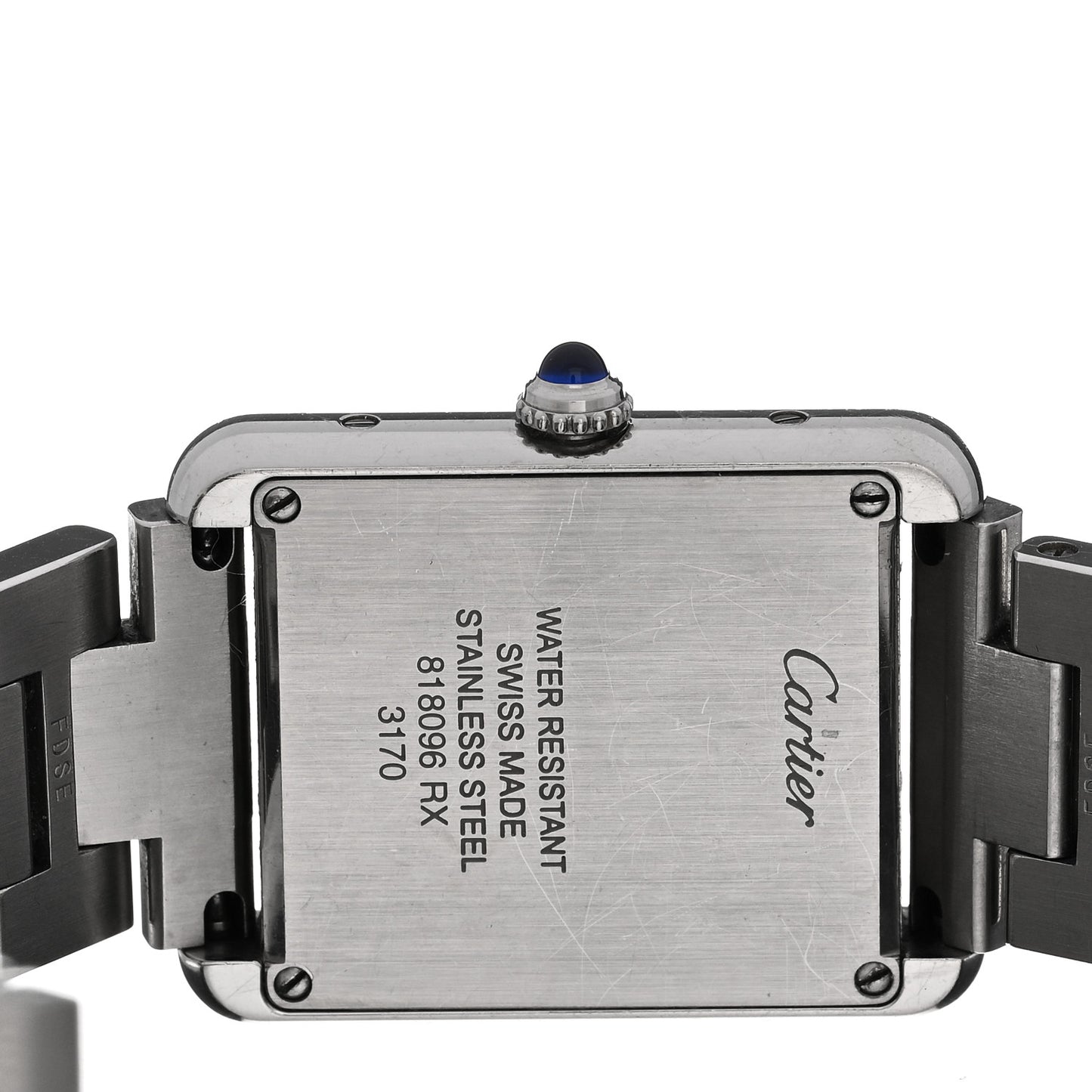 Stainless Steel 24mm Tank Solo Quartz Watch