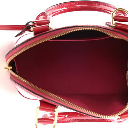 Louis Vuitton Vernis Alma BB Cherry 5 of 10