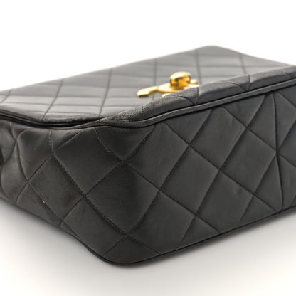Chanel Lambskin Quilted Mini Square Flap Bag Black 8 of 10
