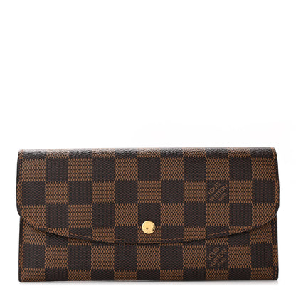 Louis Vuitton Damier Ebene Emilie Wallet 1 of 9