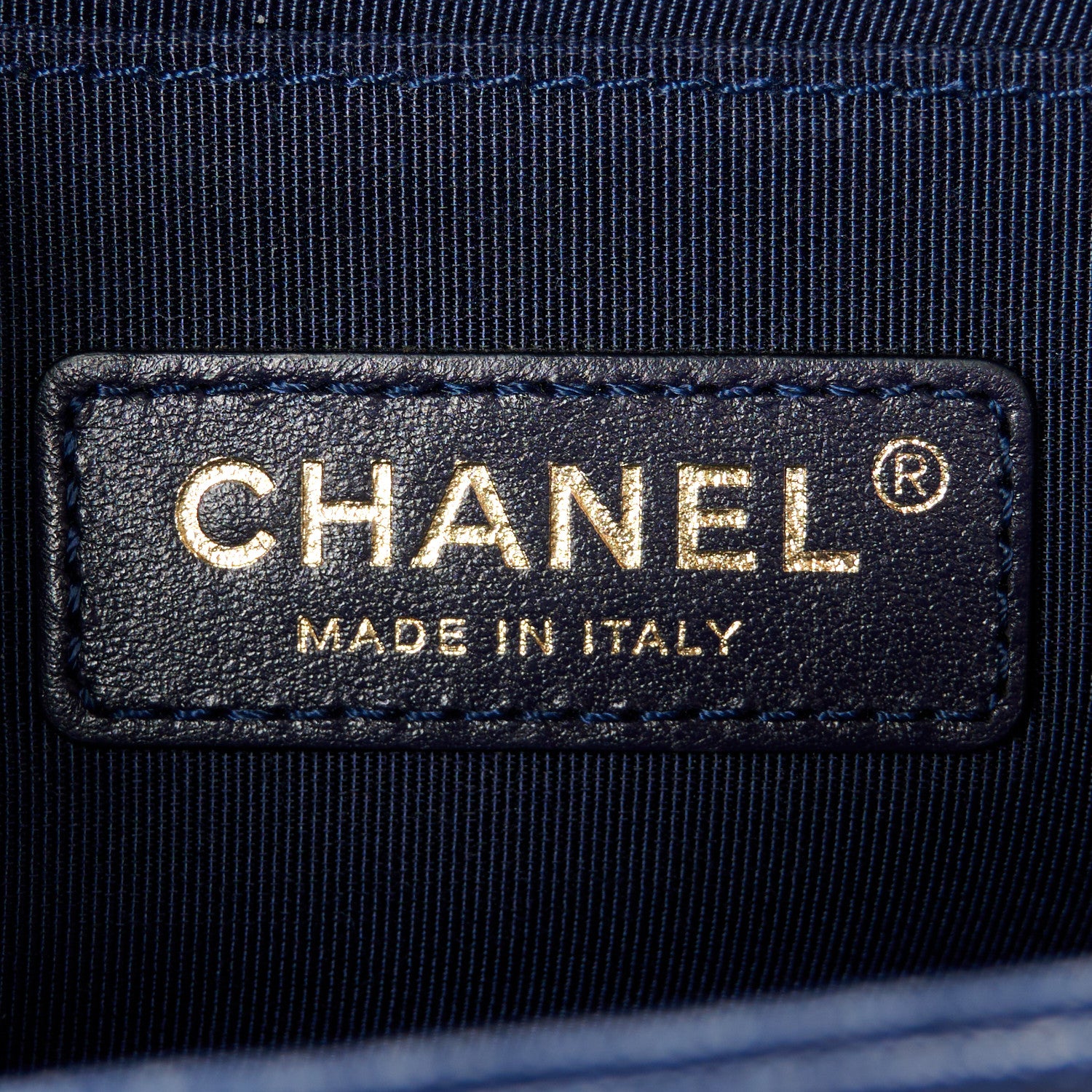 Chanel Caviar Quilted Small Boy Flap Navy 6 of 10