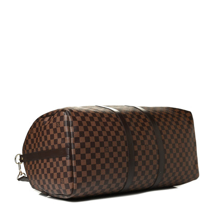 Louis Vuitton Damier Ebene Keepall Bandouliere 55 4 of 12