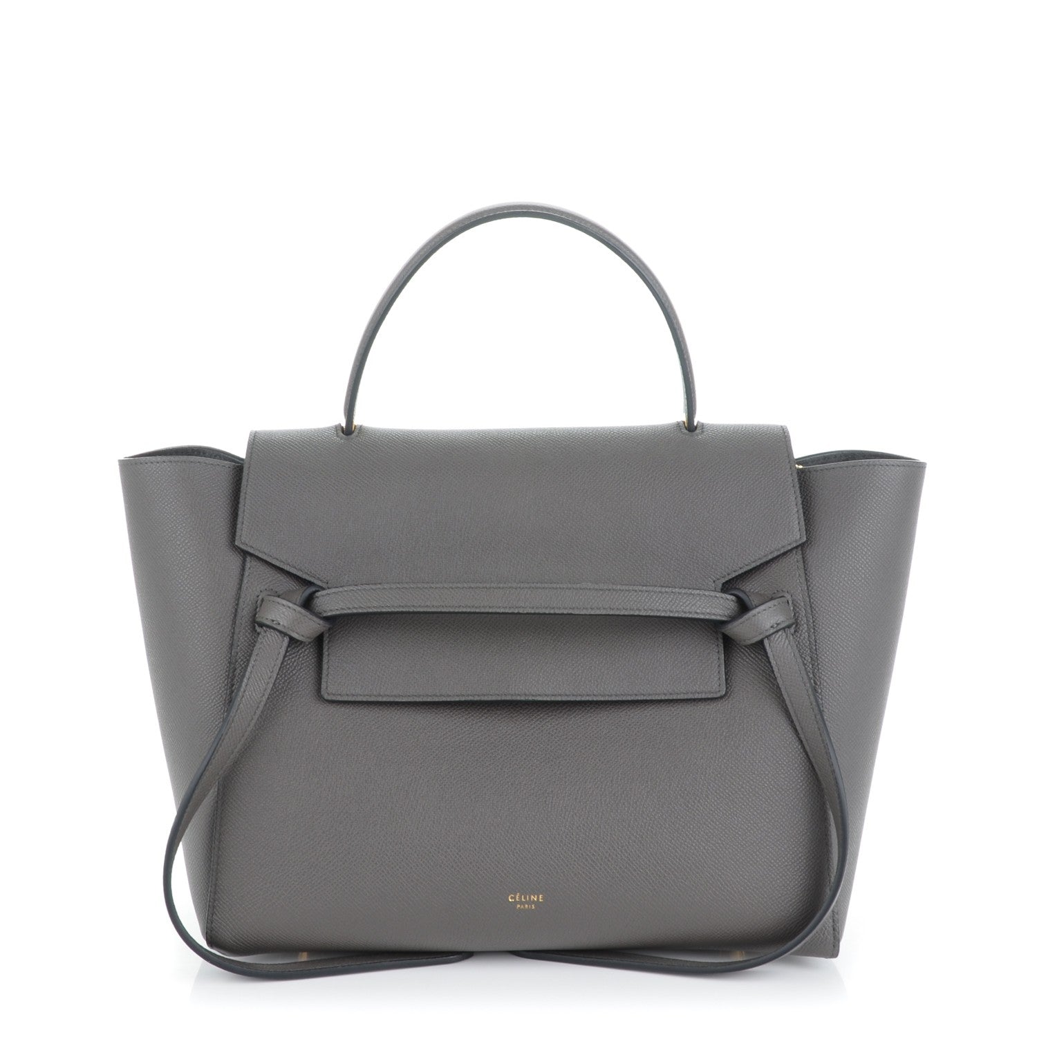 Celine Grained Calfskin Mini Belt Bag Grey 1 of 7