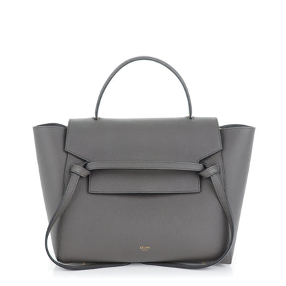 Celine Grained Calfskin Mini Belt Bag Grey 1 of 7