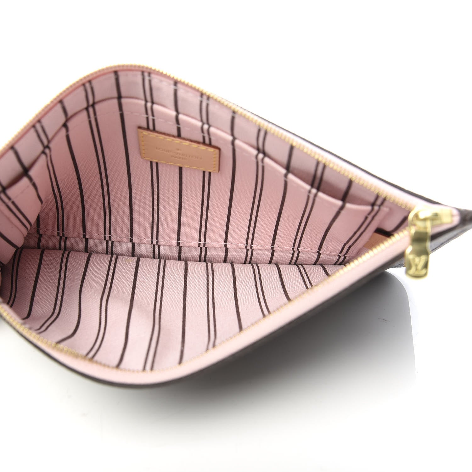 Louis Vuitton Monogram Neverfull MM GM Pochette Rose Ballerine 5 of 8
