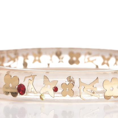 Louis Vuitton Resin Swarovski Medium Inclusion Bracelet PM Transparent 3 of 3