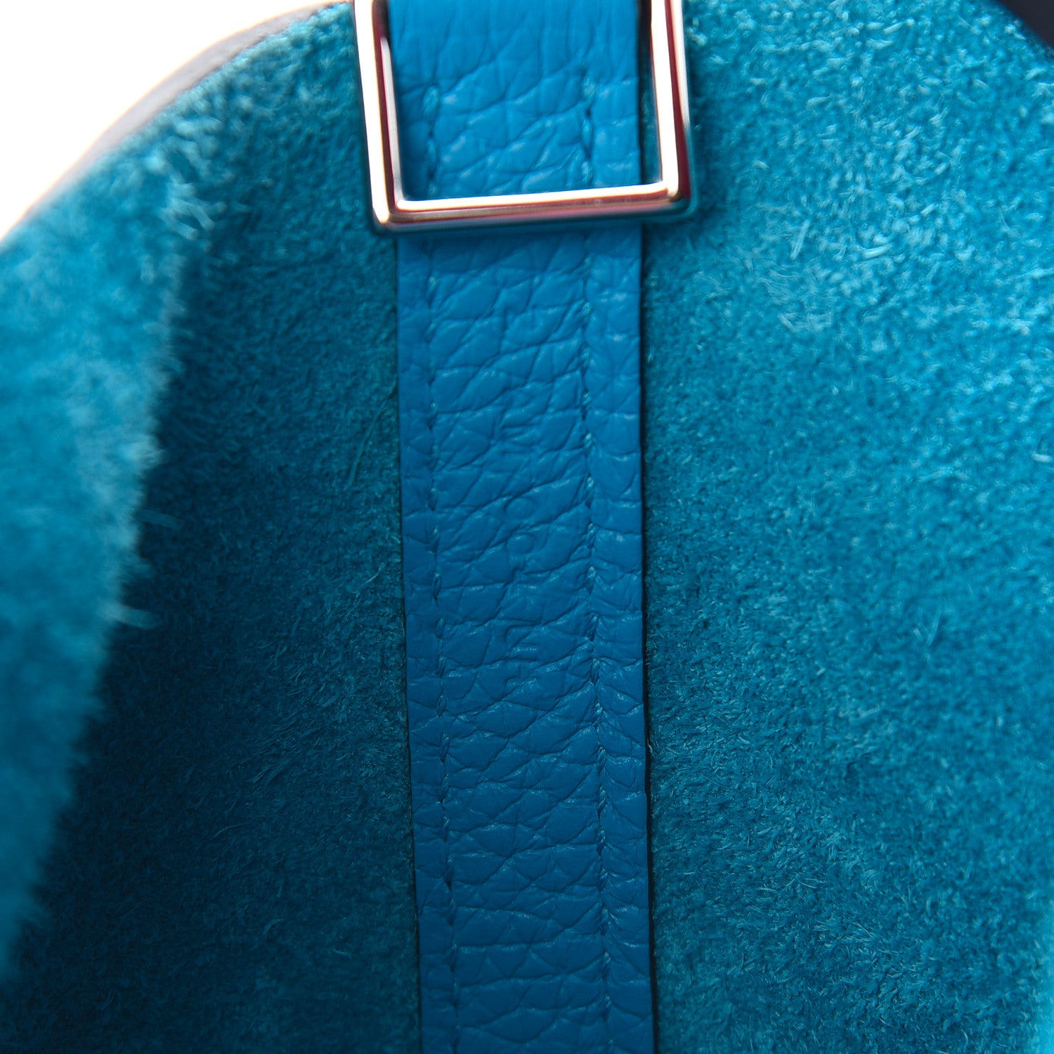 Hermes Taurillon Clemence Swift Eclat Picotin Lock 18 PM Bleu Frida Rose Mexico 7 of 9