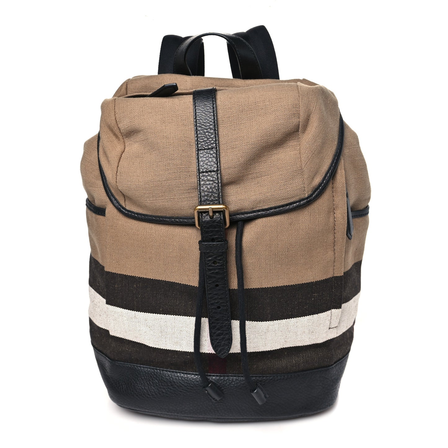 Canvas Mega Check Drifton Backpack Black