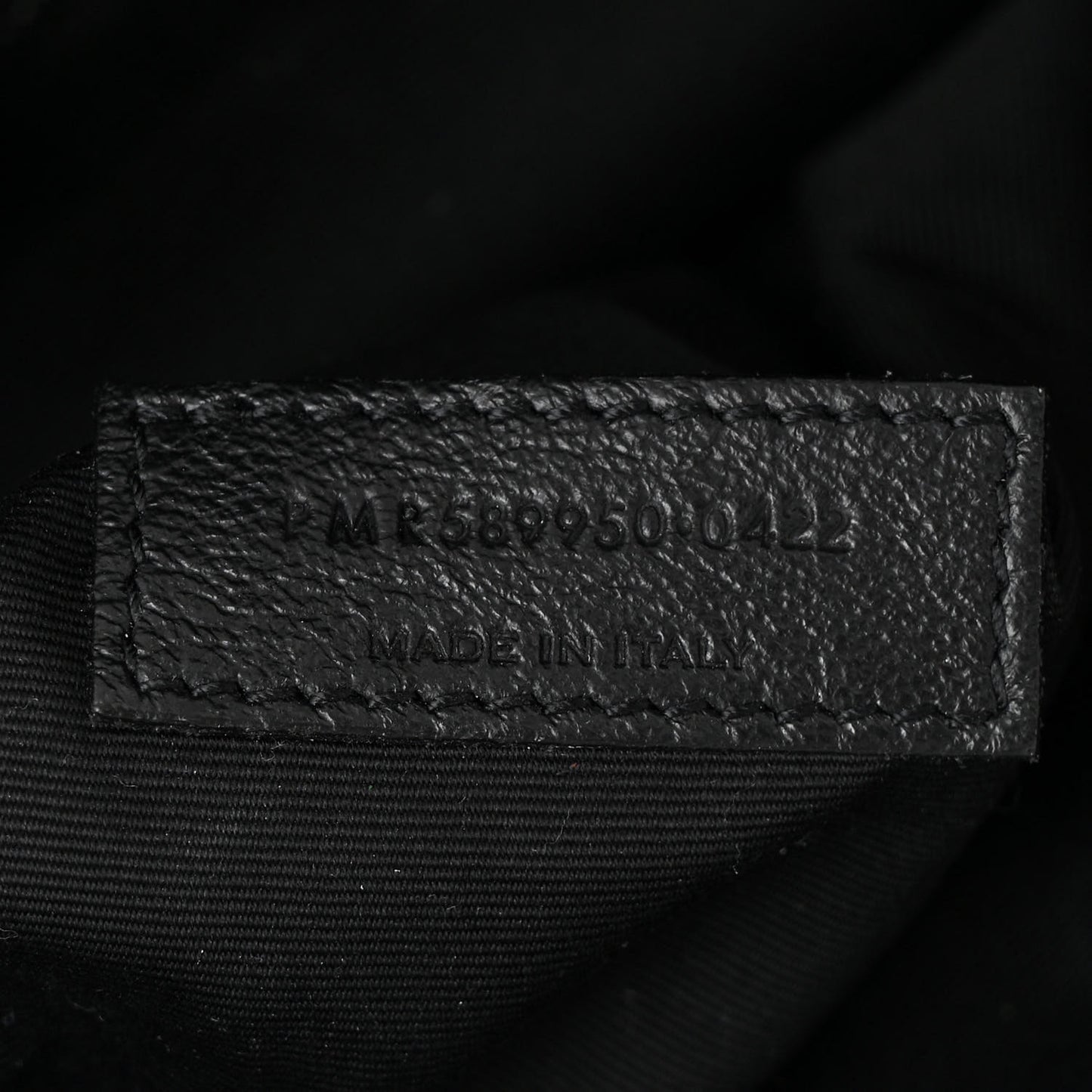 Crinkled Calfskin Matelasse Monogram Large Niki Shopper Tote Black
