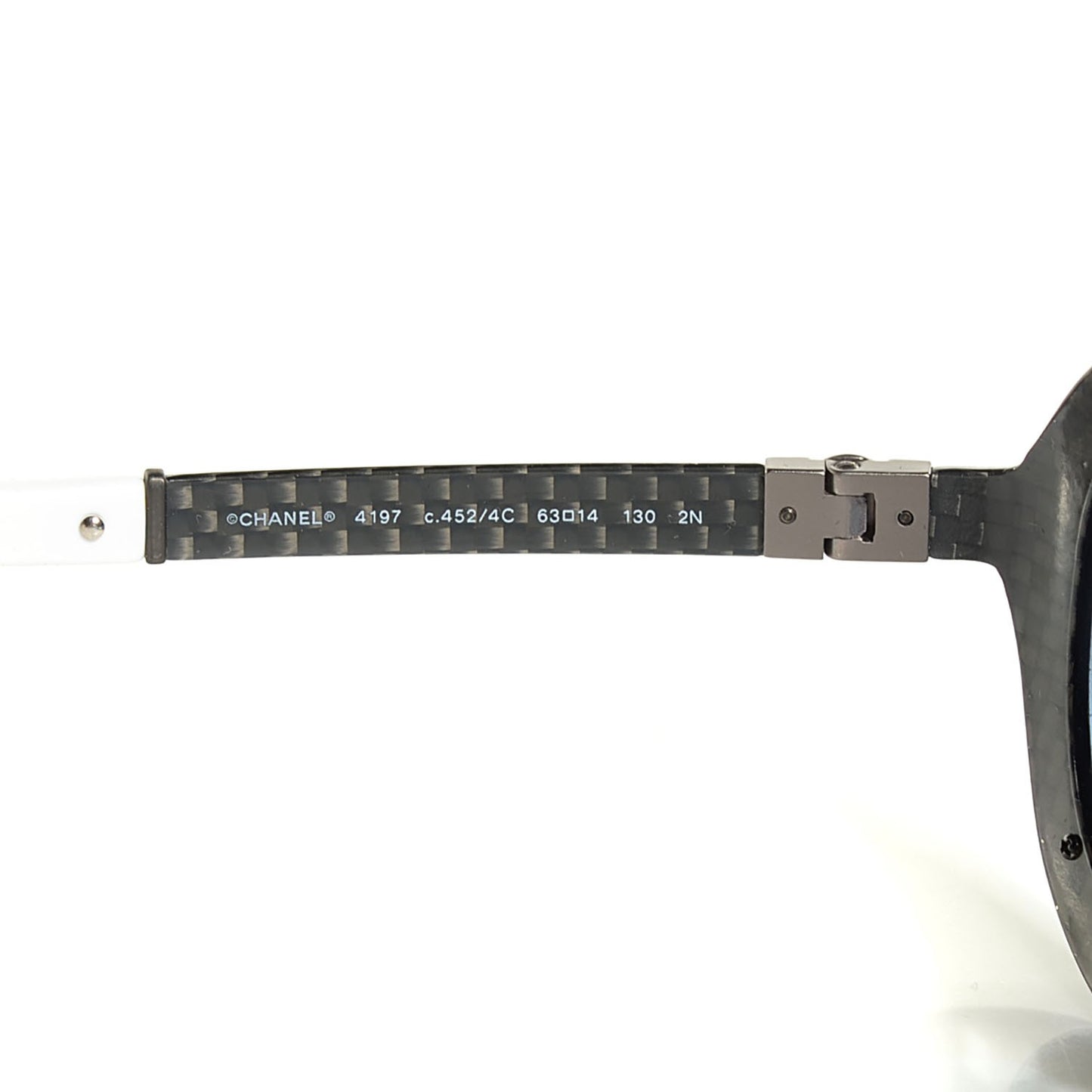 Carbon Fiber Aviator Sunglasses 4197 Black