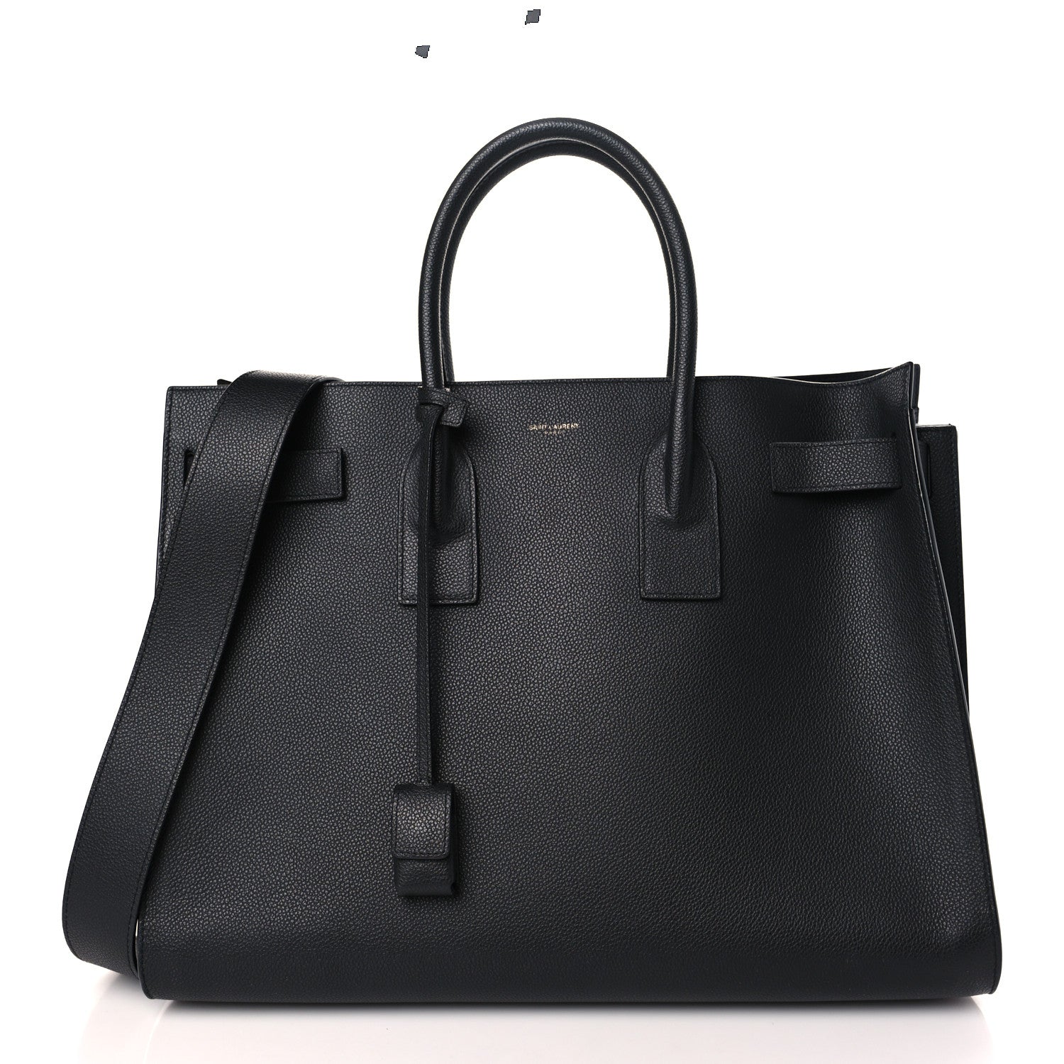 Saint Laurent Grained Calfskin Large Sac De Jour Carryall Black 3 of 10