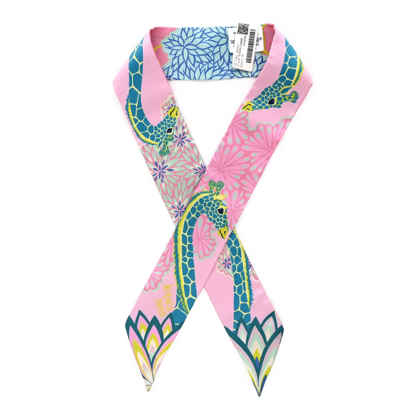 Silk The Three Graces Twilly Rose Bonbon Canard