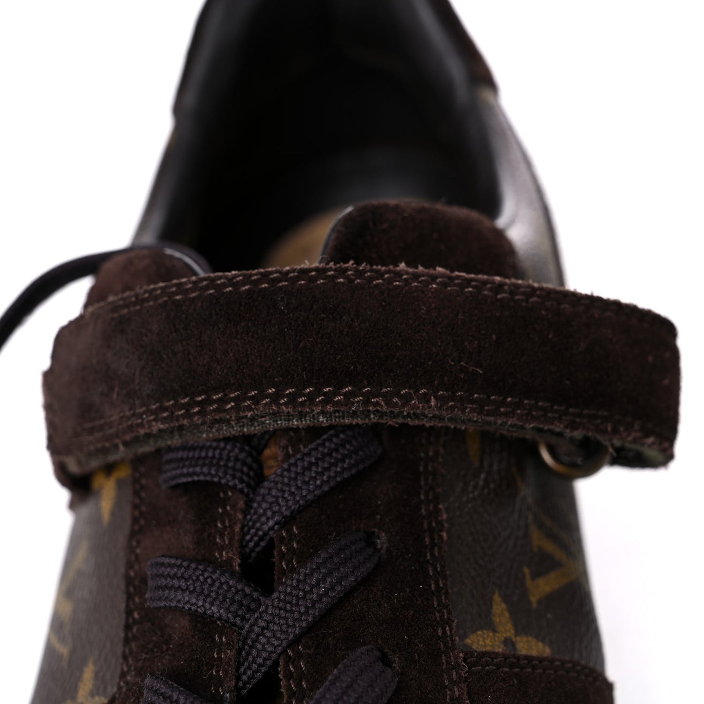 Suede Monogram Globe Trotter Sneakers 8