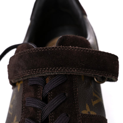 Louis Vuitton Suede Monogram Globe Trotter Sneakers 8 13 of 15