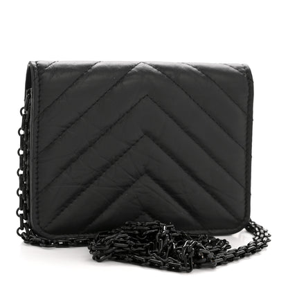 Chanel Aged Calfskin Chevron Quilted Reissue Belt Bag So Black 3 of 11