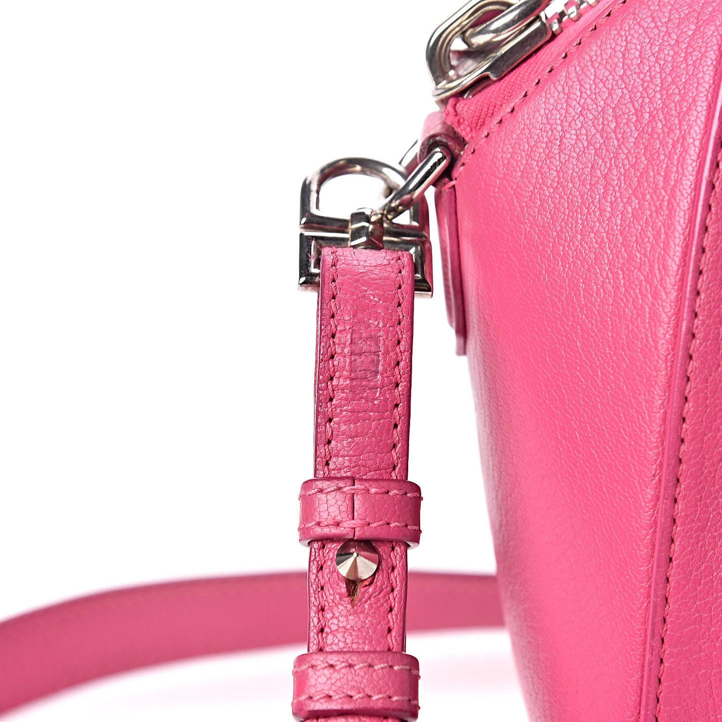 Sugar Goatskin Mini Antigona Magenta