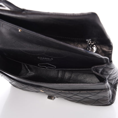 Chanel Metallic Aged Calfskin Quilted 2.55 Reissue 227 Flap Black 5 of 12