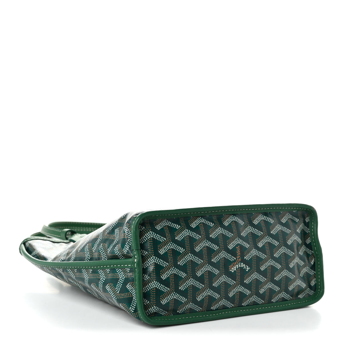 Goyardine Reversible Mini Anjou Green
