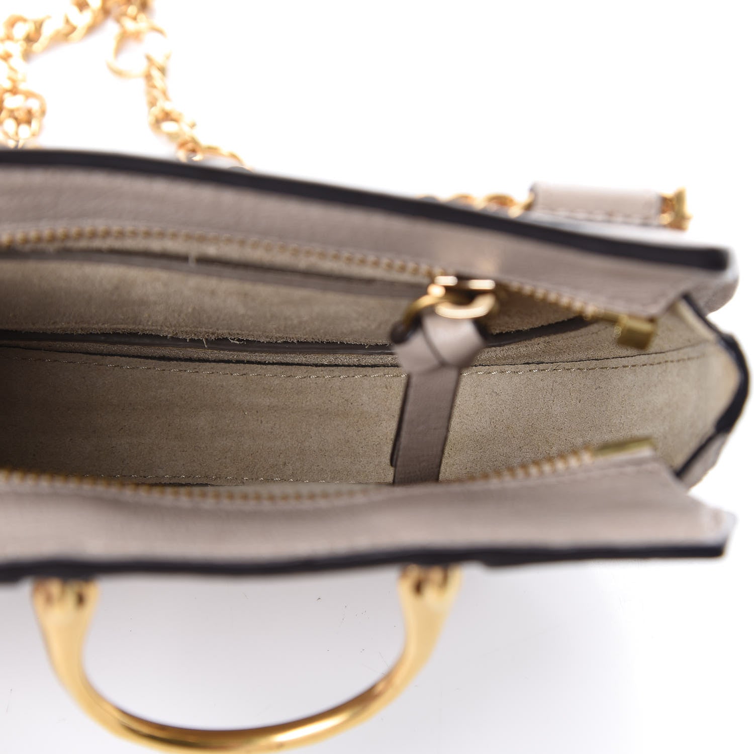 Chloe Calfskin Suede Mini Pixie Signature Belt Bag Motty Grey 5 of 9