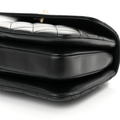 Chanel Lambskin Crystal Quilted Mini Trendy CC Dual Handle Flap Bag Black 10 of 10