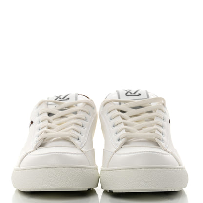 Louis Vuitton Charlie Sneakers 38.5 White Cacoa Brown 2 of 9