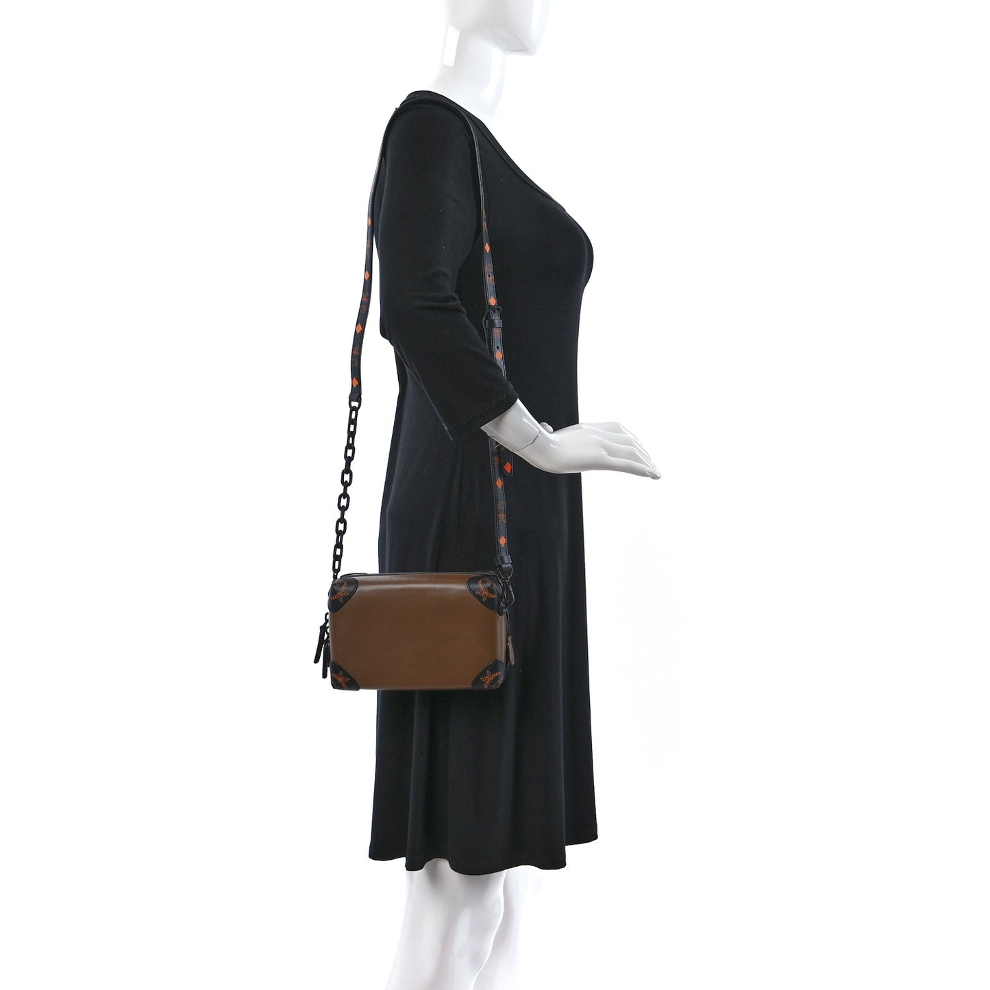 Box Mini Berlin Logo Crossbody Toffee