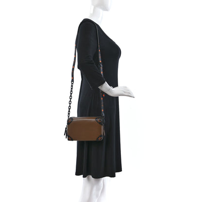 MCM Box Mini Berlin Logo Crossbody Toffee 2 of 11