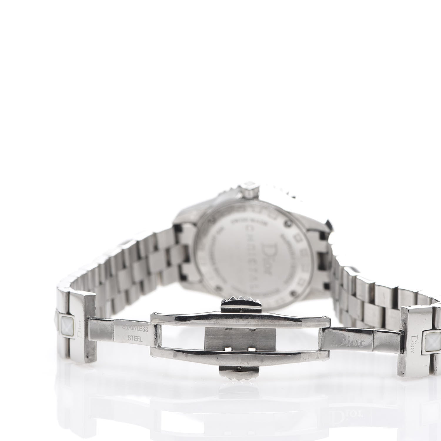 Christian Dior Stainless Steel Sapphire 29mm Christal Quartz Watch 5 of 5