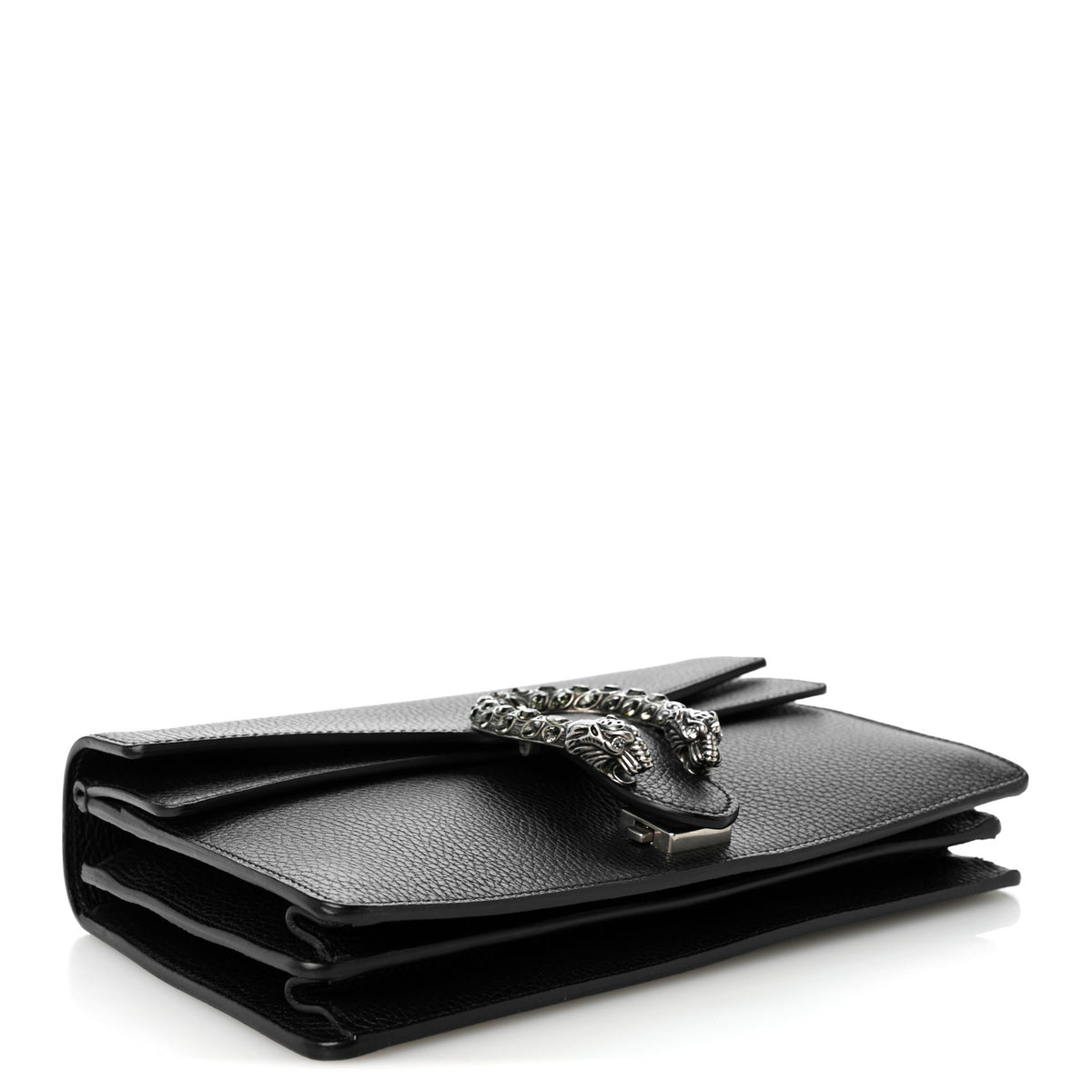 Gucci Pebbled Calfskin Small Dionysus Shoulder Bag Black 4 of 10