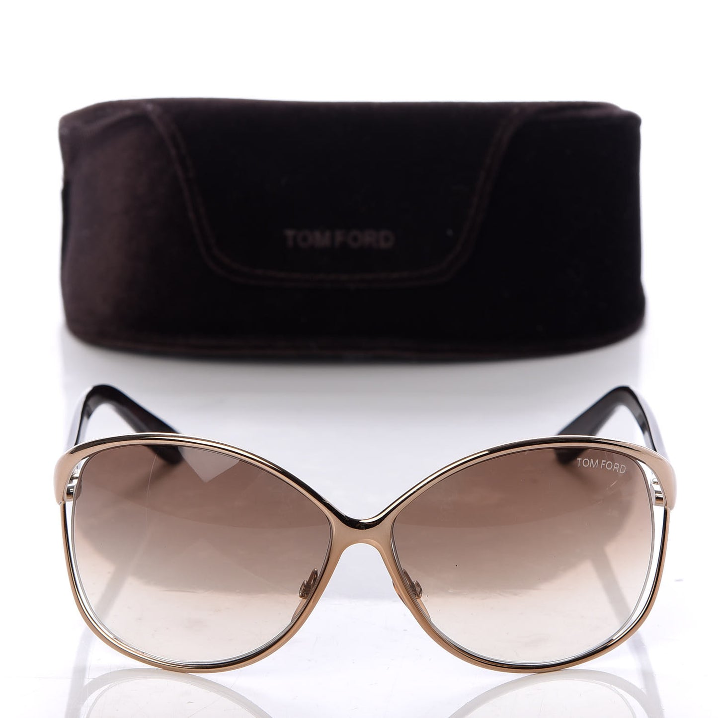Metal Yvette Sunglasses TF89 Gold