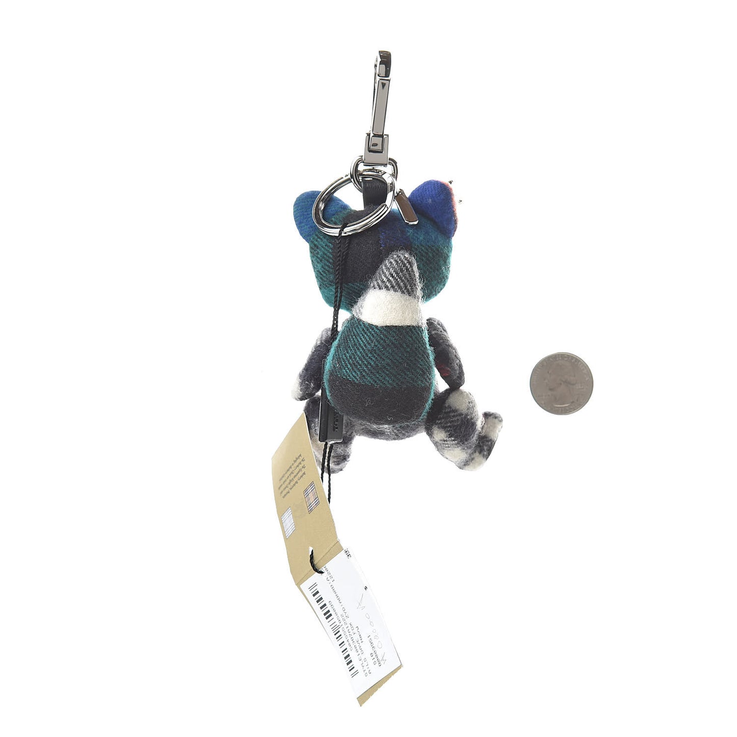 Cashmere Studded Dave The Fox Bag Charm Navy Multicolor